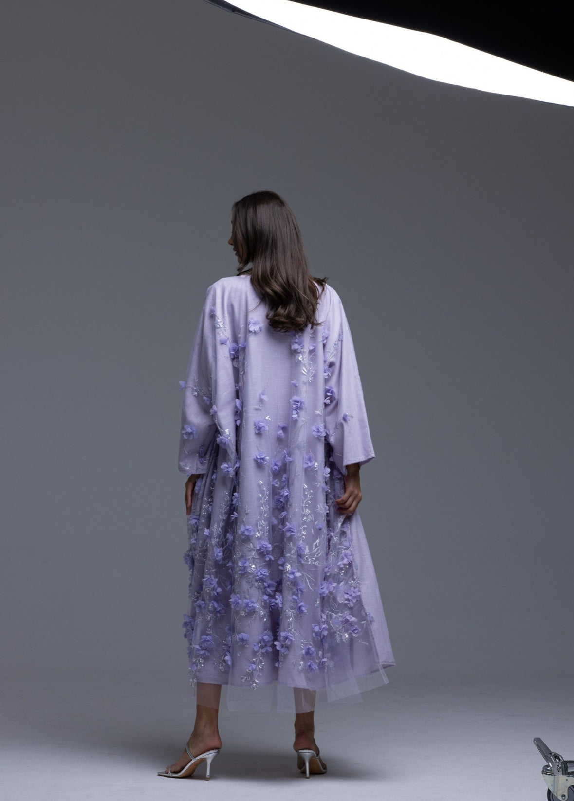 Cotton Flower Abaya